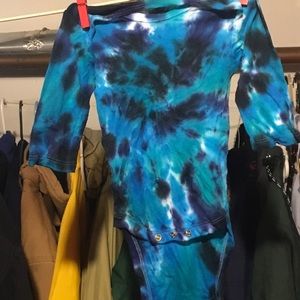Homemade Tie Dye Baby Onesie